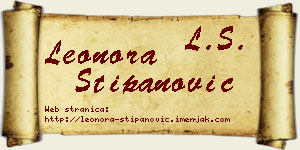 Leonora Stipanović vizit kartica